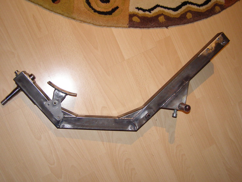 Rear frame with lower seat mount