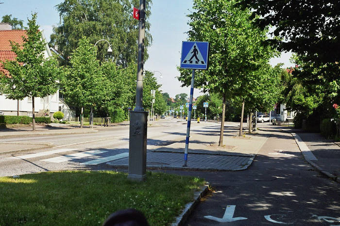 In Göteborg fällt es schwer, über die Straße zu gehen...