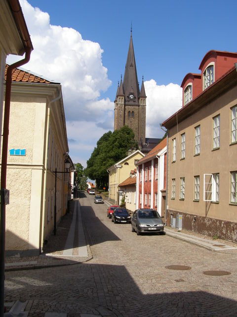 In der Nähe des Zentrums von Mariestad