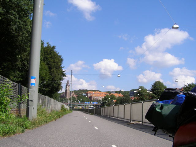 Hinaus aus dem Zentrum zu meiner Unterkunft fürs Wochenende