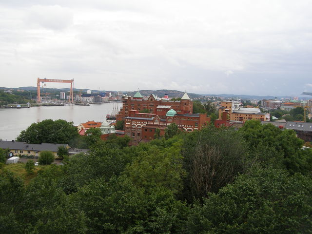 Blick von der Brücke herab