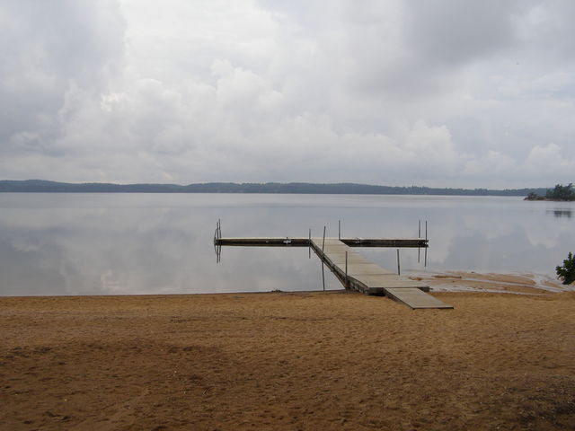 Blick von unserer Zeltstelle