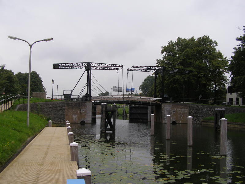 The old bridge seen from the passenger harbour