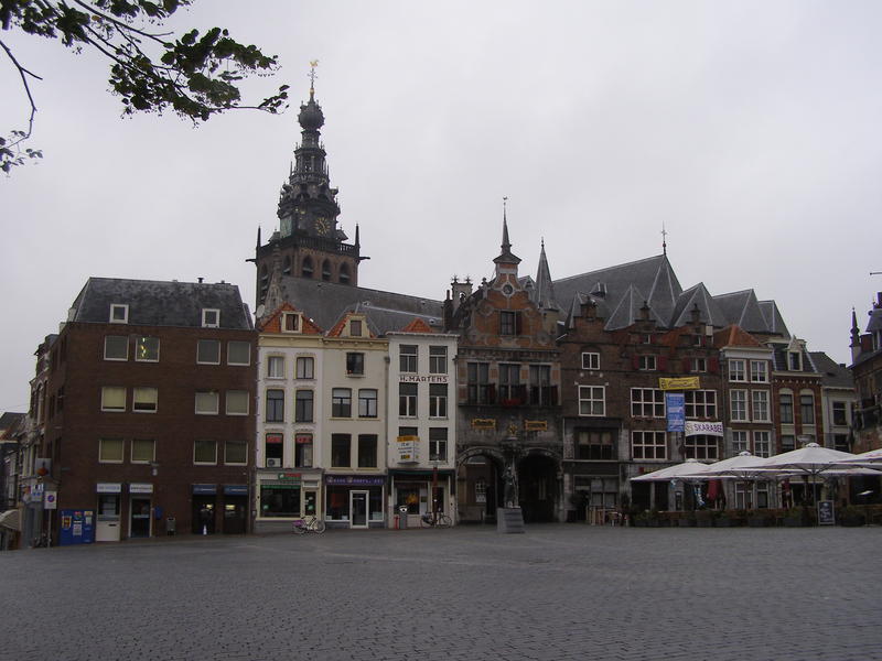 Buildings at the Grote Markt in Nijmegen
