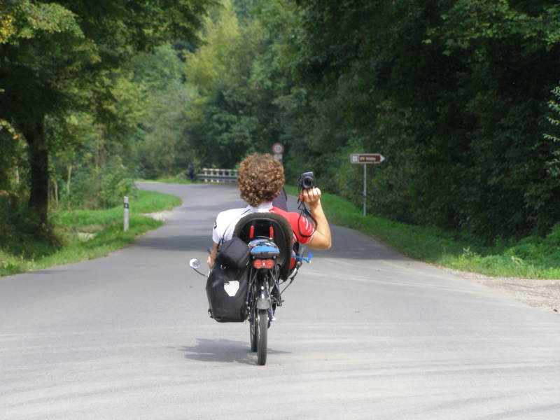 Arne mit seinem Racertje während einer unserer Ausfahrten