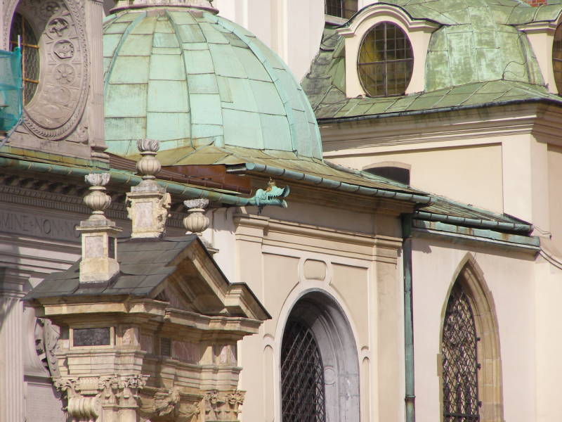 Entwässerung am Wawel