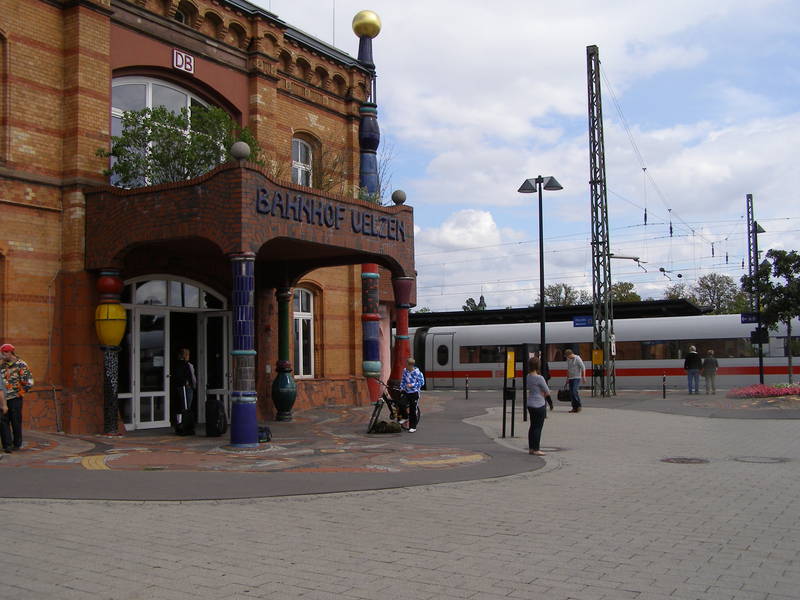 Hundertwasser-Bahnhof in Uelzen
