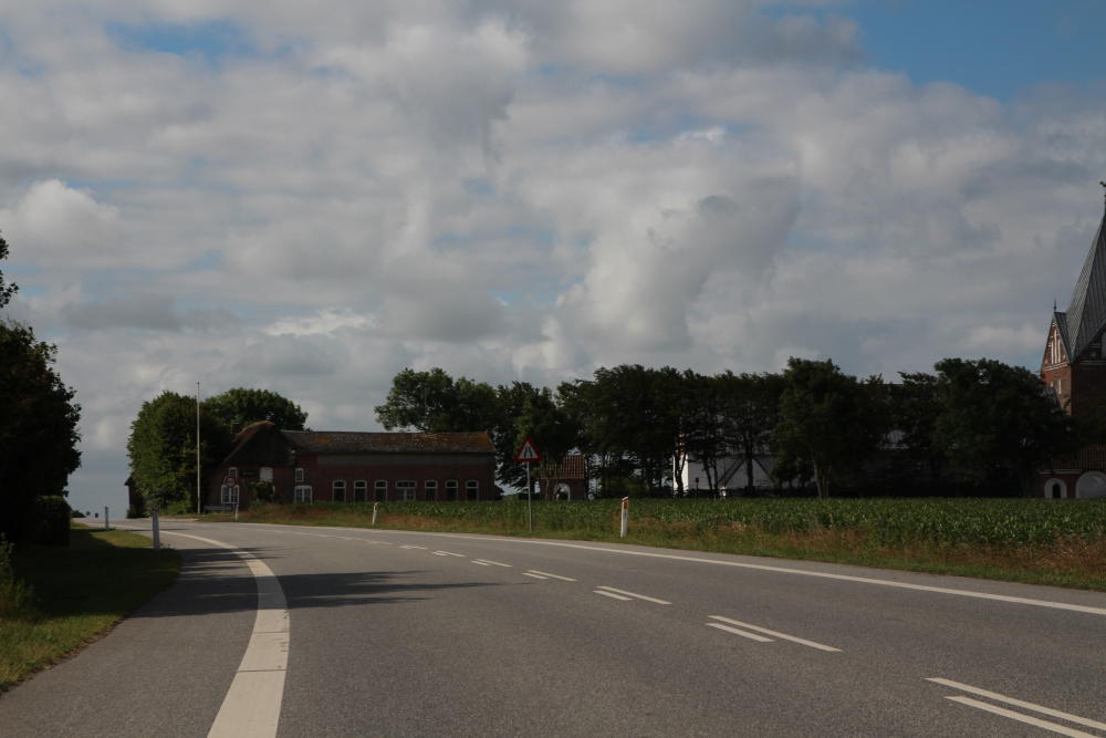 Am nächsten Tag geht es hinaus auf dänische Landstraßen gen Norden.
