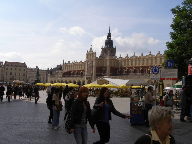 Der Marktplatz von Kraków