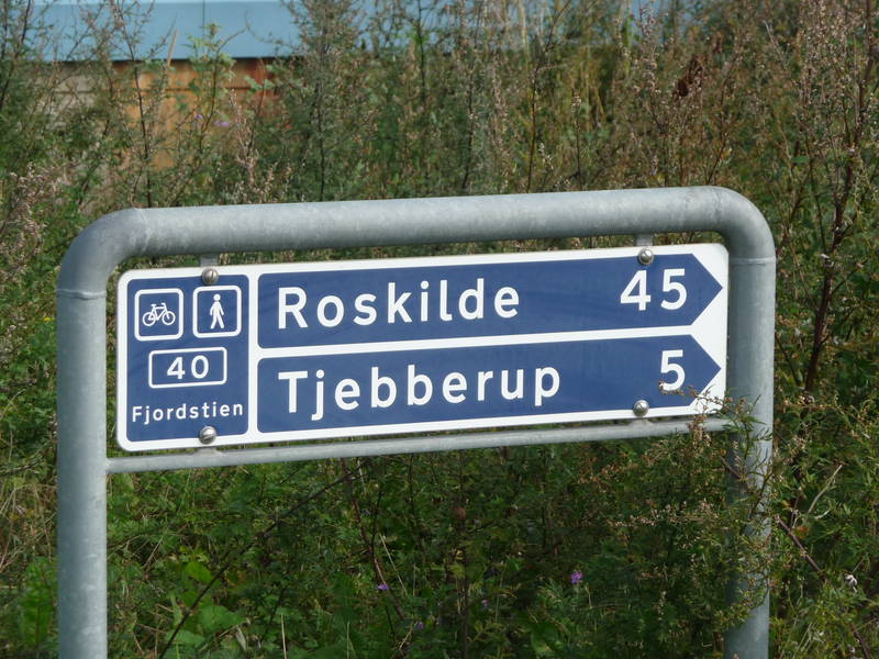 Auf dem Fjordstien kommt Roskilde näher.
