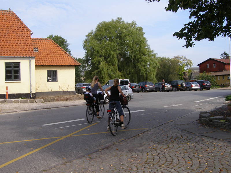 Einheimische Radfahrer
