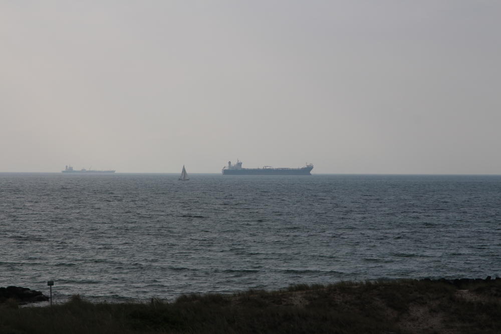 Großer Pott in der Ostsee.
