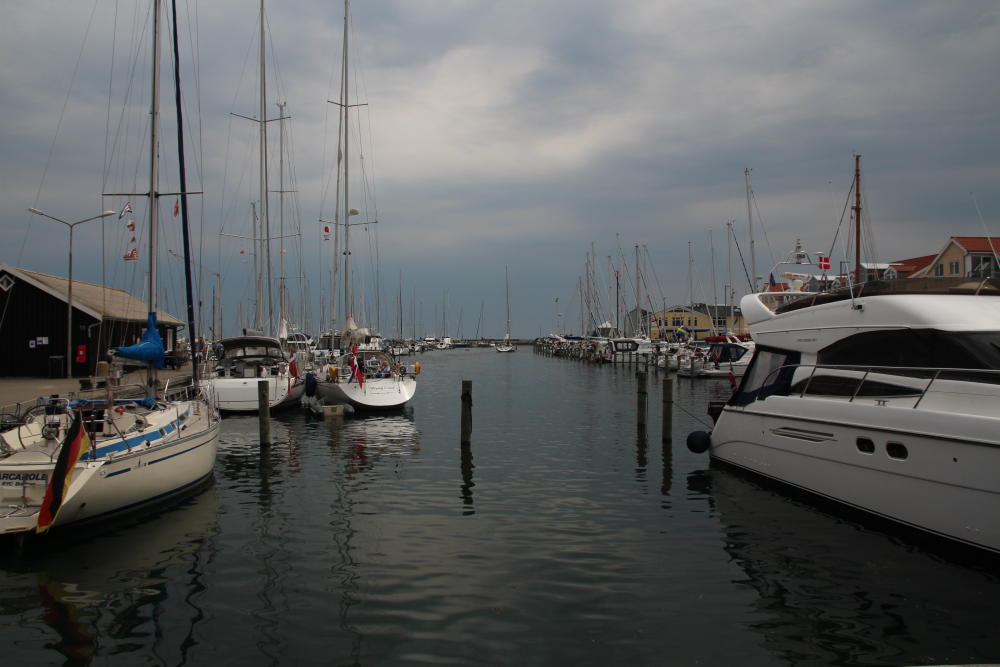 Der Hafen von Sæby, wo wir noch mal zum Essen und Schauen anhalten.
