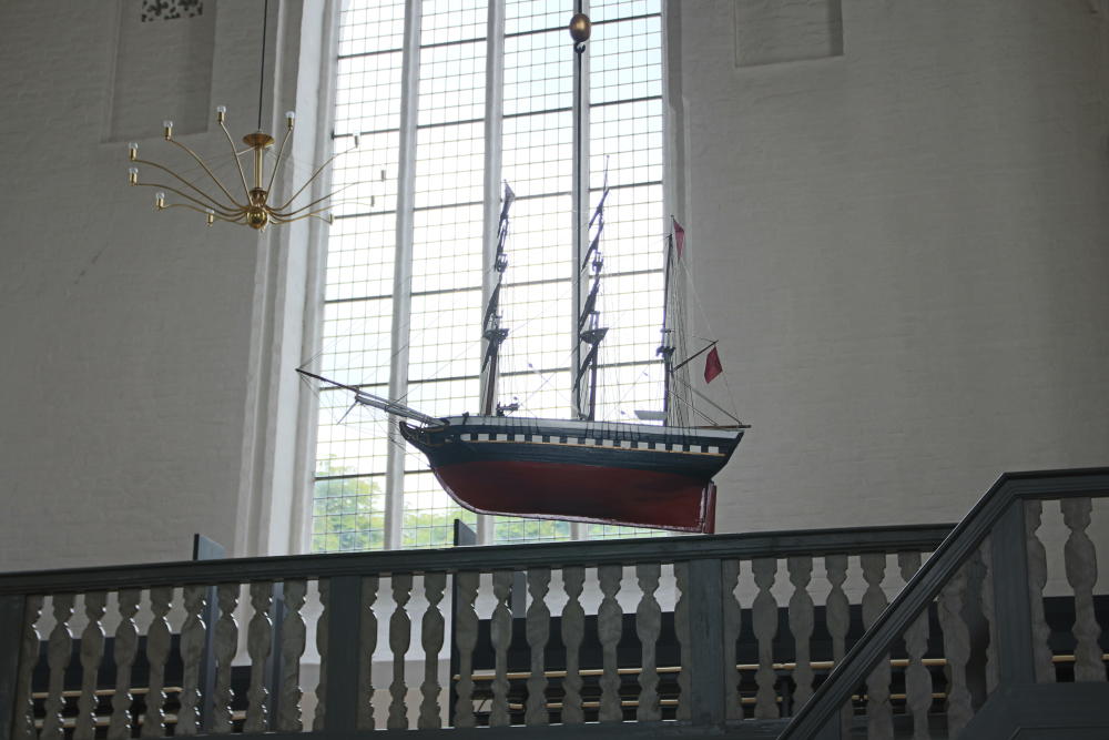 Der Bezug zur Seefahrt ist auch in den Kirchen immer wieder sichtbar.
