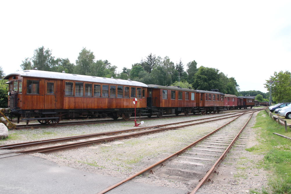 Eine Museumseisenbahn hat Mariager auch noch zu bieten.
