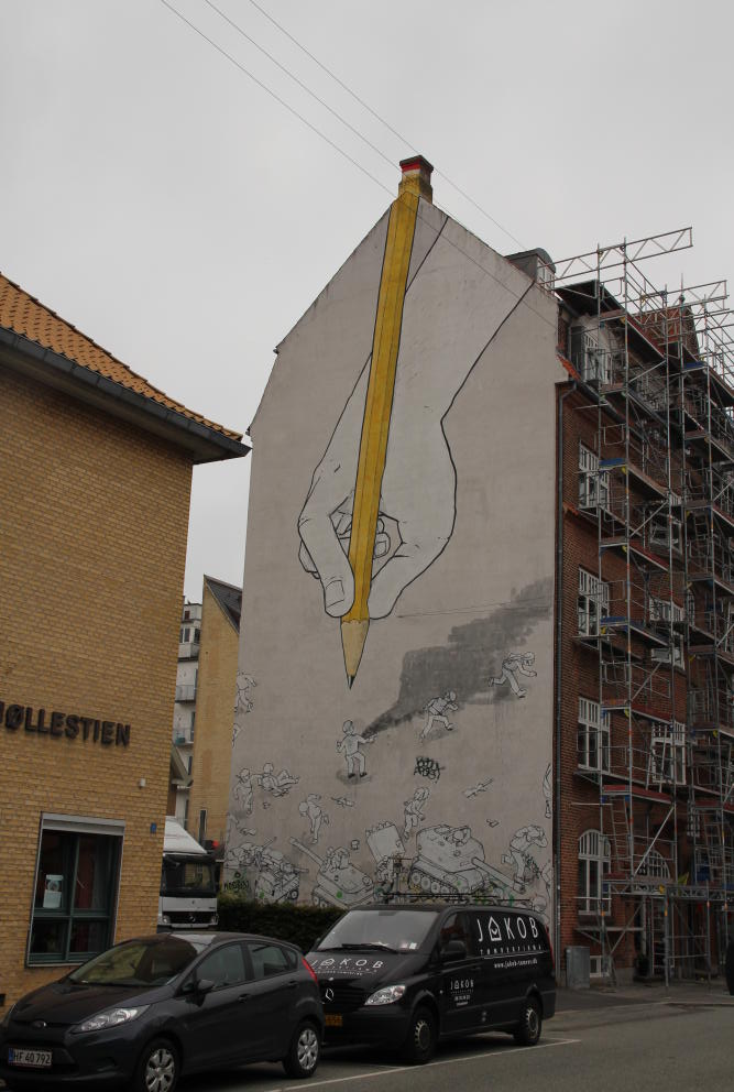 Kunst gibt es auch an anderen Stellen.
