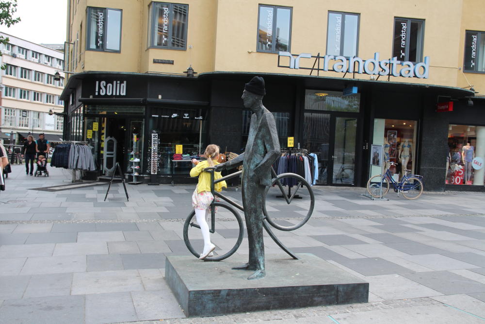 Das Fahrrad im Stadtbild...
