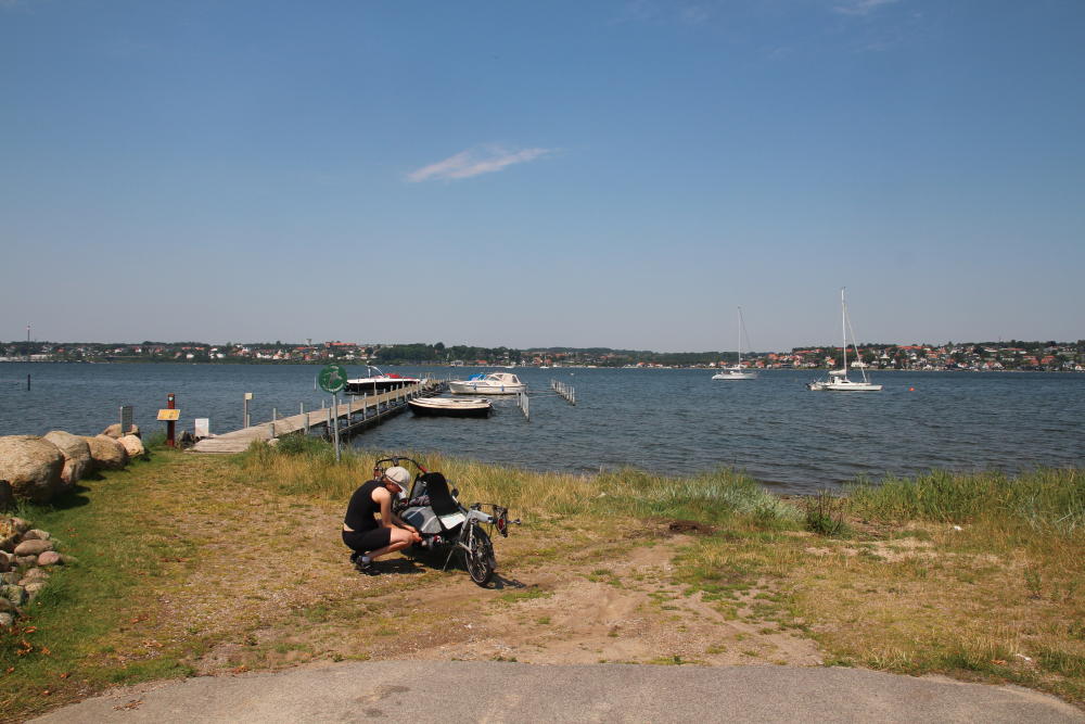 Mittagspause in Kolding.
