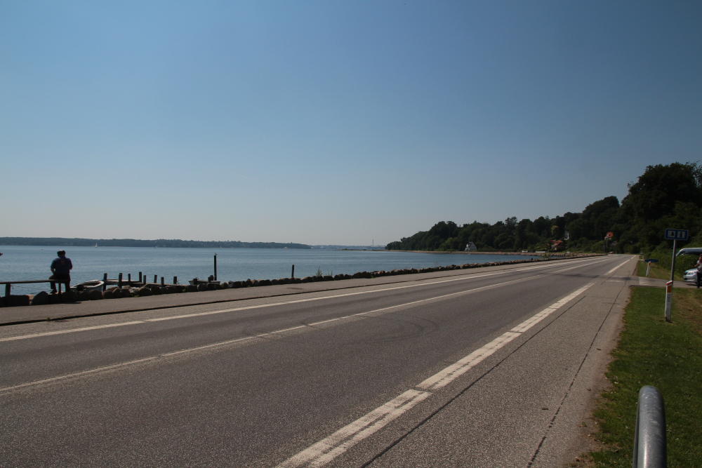 Deutsch-dänischer Fjord in der Nähe der Ochseninseln.

